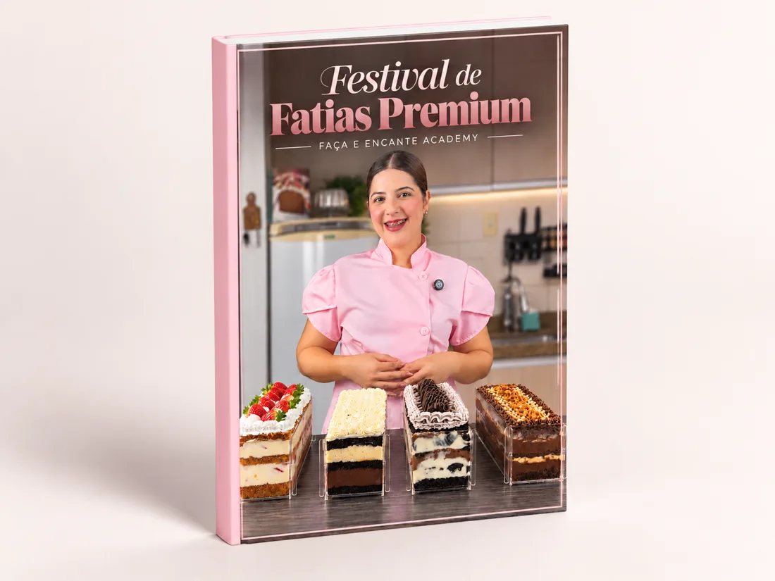 Capa da apostila Festival de Fatias Premium da Faça e Encante Academy